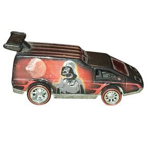 Hot Wheels 2011 Star Wars Spoiler Sport Darth Vader Pop Culture Real Riders
